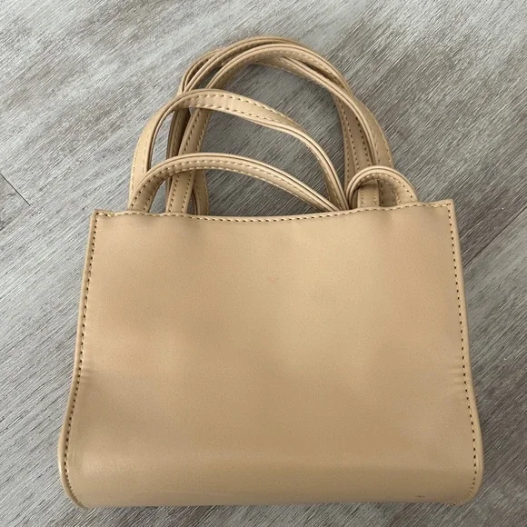 Tan - Telfar small shopping bag - Picture 2 of 4